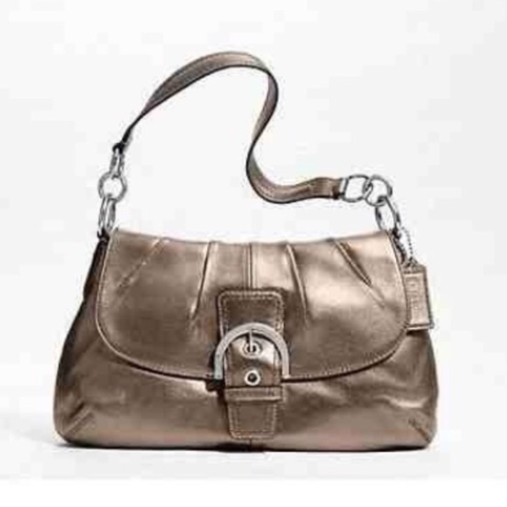 Coach Soho Leather Flap Shoulder Bag